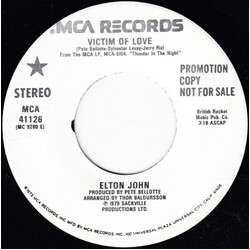 Elton John Victim Of Love USED VINYL 7INCH 45 RPM PROMO