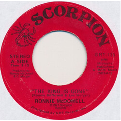 Ronnie McDowell The King Is Gone USED VINYL 7INCH SINGLE 45 RPM
