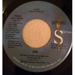 Eon (11) Love USED VINYL 7INCH 45 RPM PROMO