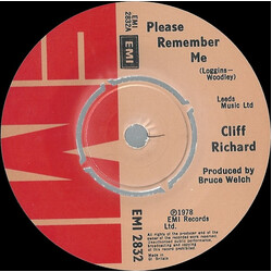 Cliff Richard Please Remember Me USED VINYL 7INCH 45 RPM