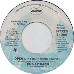 The Gap Band Open Up Your Mind (Wide) USED VINYL 7INCH 45 RPM PROMO STYRENE STEREO