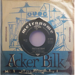Acker Bilk And His Paramount Jazz Band That's My Home / My Bucket's Got A Hole In It USED VINYL 7INCH 45 RPM SINGLE