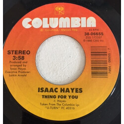 Isaac Hayes Thing For You USED VINYL 7INCH 45 RPM SINGLE STYRENE STEREO