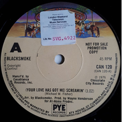 Smoke (9) (Your Love Has Got Me) Screamin' Vinyl 7" USED