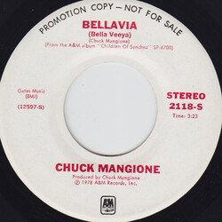 Chuck Mangione Bellavia USED VINYL 7INCH 45 RPM PROMO