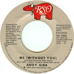 Andy Gibb Me (Without You) Vinyl 7" USED