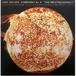 Carl Nielsen / Cincinnati Symphony Orchestra / Max Rudolf Symphony No. 4, "The Inextinguishable" - Maskarade Overture Vinyl LP USED