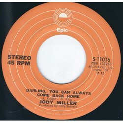 Jody Miller Darling, You Can Always Come Back Home Vinyl 7" USED