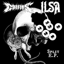 Coffins / Ilsa (2) Split E.P. USED VINYL 12INCH 45 RPM SINGLE SIDED EP ETCHED