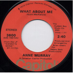 Anne Murray What About Me USED VINYL 7INCH SINGLE 45 RPM