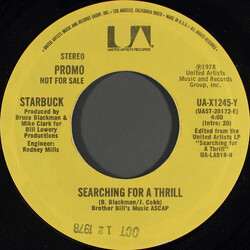 Starbuck (2) Searching For A Thrill USED VINYL 7INCH 45 RPM SINGLE PROMO STEREO MONO