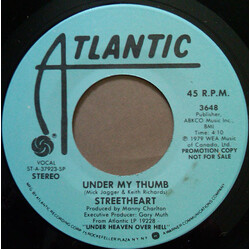 Streetheart Under My Thumb USED VINYL 7INCH 45 RPM PROMO STEREO MONO