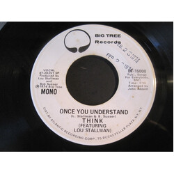 Think (2) Once You Understand USED VINYL 7INCH 45 RPM SINGLE PROMO REISSUE STEREO MONO