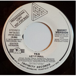 TKO (5) Let It Roll USED VINYL 7INCH 45 RPM PROMO STEREO