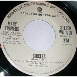 Mary Travers Circles USED VINYL 7INCH 45 RPM PROMO STEREO MONO