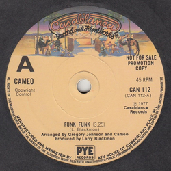 Cameo Funk Funk Vinyl 7" USED