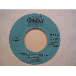 Rose Royce Doesn't Have To Be This Way Vinyl 7" USED
