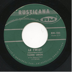 Pierre LeBon / Les Sépara-Twist Le Twist Vinyl 7" USED