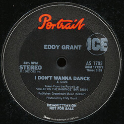 Eddy Grant I Don't Wanna Dance Vinyl 12" USED