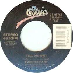 Face To Face (3) Tell Me Why USED VINYL 7INCH SINGLE