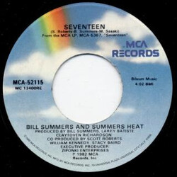 Bill Summers & Summers Heat Seventeen / Orisha Ache' USED VINYL 7INCH 45 RPM STEREO