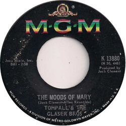 Tompall Glaser & The Glaser Brothers The Moods Of Mary / No End Of Love USED VINYL 7INCH 45 RPM SINGLE