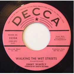 Jimmy Wakely Walking The Wet Streets / I Know How It Feels USED VINYL 7INCH 45 RPM PROMO