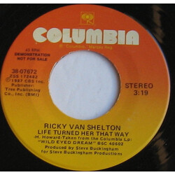 Ricky Van Shelton Life Turned Her That Way USED VINYL 7INCH 45 RPM SINGLE PROMO