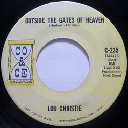 Lou Christie Outside The Gates Of Heaven USED VINYL 7INCH 45 RPM SINGLE