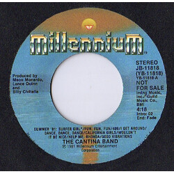 The Cantina Band (2) Summer 81 USED VINYL 7INCH SINGLE PROMO STEREO