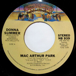 Donna Summer Mac Arthur Park VINYL 7" USED