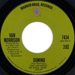 Van Morrison Domino / Sweet Jannie USED VINYL 7INCH SINGLE
