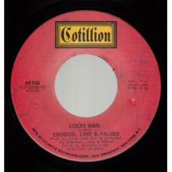 Emerson, Lake & Palmer Lucky Man USED VINYL 7INCH 45 RPM SINGLE