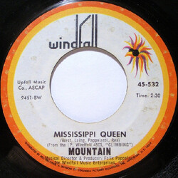 Mountain Mississippi Queen USED VINYL 7INCH 45 RPM SINGLE STYRENE