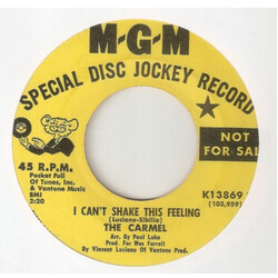 The Carmel I Can't Shake This Feeling / Let My Child Be Free USED VINYL 7INCH PROMO