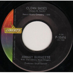 Johnny Burnette Clown Shoes USED VINYL 7INCH 45 RPM SINGLE
