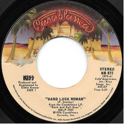 Kiss Hard Luck Woman USED VINYL 7INCH 45 RPM SINGLE STYRENE STEREO