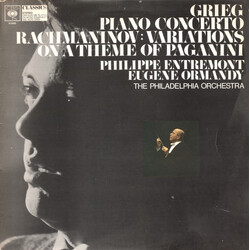 Edvard Grieg / Sergei Vasilyevich Rachmaninoff / Philippe Entremont / The Philadelphia Orchestra / Eugene Ormandy Piano Concerto / Variations On A The