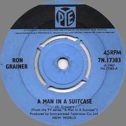 Ron Grainer A Man In A Suitcase USED VINYL 7INCH 45 RPM SINGLE REPRESS