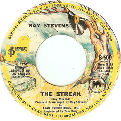 Ray Stevens The Streak USED VINYL 7INCH 45 RPM SINGLE