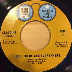 Claudine Longet Hello, Hello / Here, There And Everywhere Vinyl 7" USED