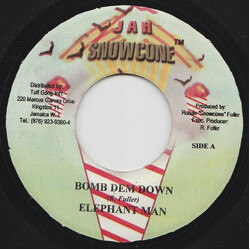 Elephant Man Bomb Dem Down USED VINYL 7INCH 45 RPM SINGLE