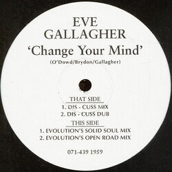 Eve Gallagher Change Your Mind VINYL 12" USED