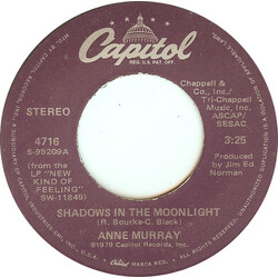 Anne Murray Shadows In The Moonlight USED VINYL 7INCH 45 RPM SINGLE