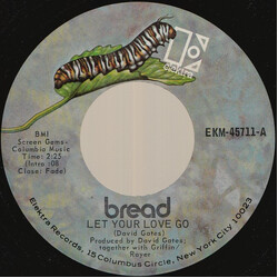 Bread Let Your Love Go USED VINYL 7INCH 45 RPM SINGLE