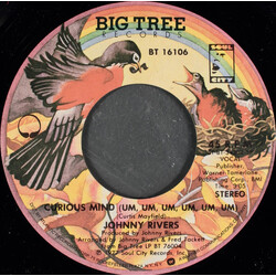 Johnny Rivers Curious Mind (Um, Um, Um, Um, Um, Um) / Ashes And Sand USED VINYL 7INCH 45 RPM STEREO