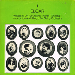 Sir Edward Elgar Variations On An Original Theme ('Enigma') / Introduction And Allegro For String Orchestra Vinyl LP USED