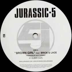 Jurassic 5 / Brick & Lace Brown Girl USED VINYL 12INCH PROMO 33 S RPM
