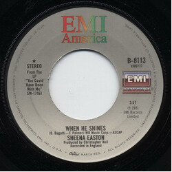 Sheena Easton When He Shines / Family Of One USED VINYL 7INCH 45 RPM