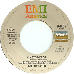 Sheena Easton Almost Over You VINYL 7" USED